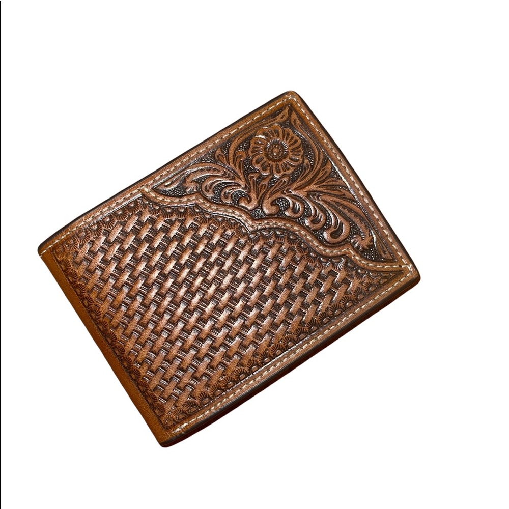 Tooled Leather Wallet